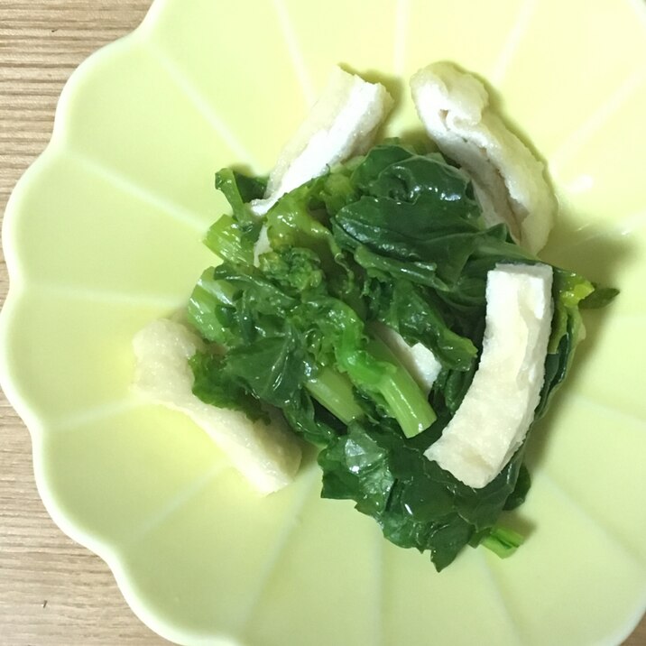 おいしい菜（博多なばな）の煮浸し